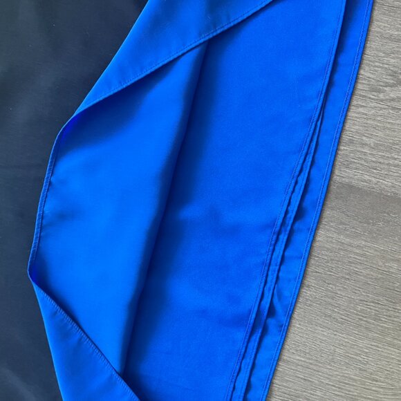 Smart Set Sleeveless Mini Dress with Cobalt Blue Hem - Picture 3 of 9